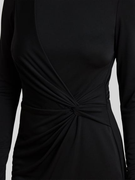 Lauren Ralph Lauren Figurbetontes Etuikleid mit Knoten-Detail BLACK 3