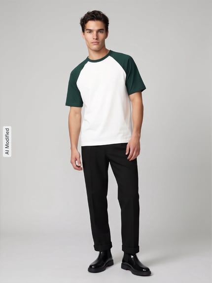ONLY & SONS Relaxed Fit T-Shirt aus reiner Baumwolle Modell 'HEATON' Offwhite 1