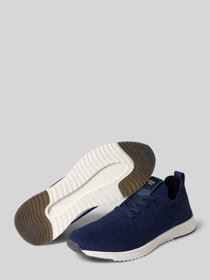 DIGEL sneakers met vetersluiting model 'Sportif' Marineblauw - 4