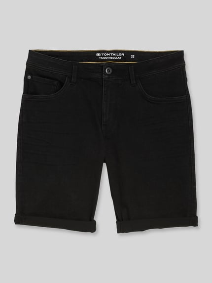 Regular Fit Jeans Bermudas aus Baumwoll-Mix Shop The Look MANNEQUINE