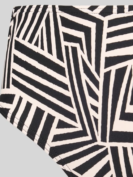 LASCANA Figi bikini z detalem z logo Czarny 2