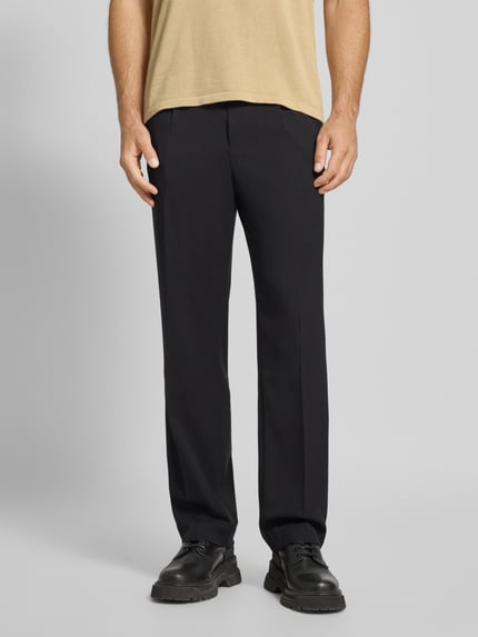 Tom Tailor Denim Loose Chino mit Viskoseanteil BLACK 4