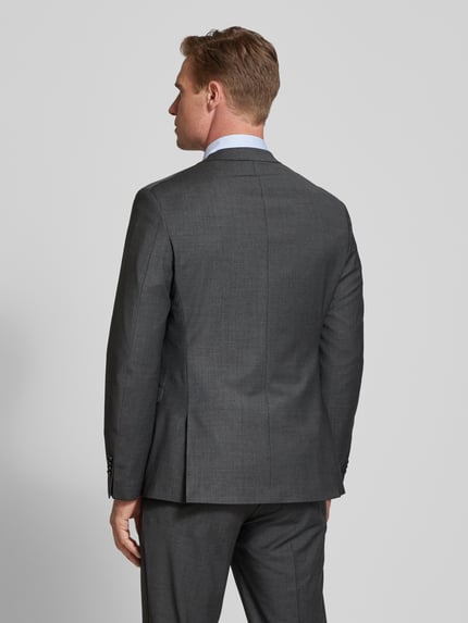 CINQUE Slim fit 2-knoops colbert met stretch, model 'CiCastello' - 'CIPOWERSTRETCH' Middengrijs - 5
