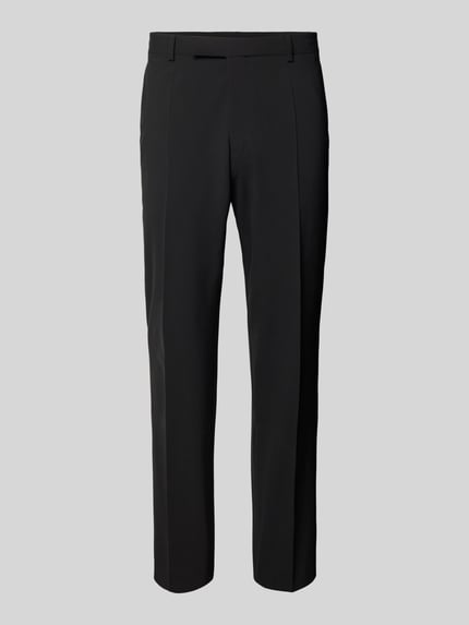 Regular Fit Anzughose aus Schurwoll-Mix Modell 'H-LEON-MM-C-NF' Shop The Look MANNEQUINE