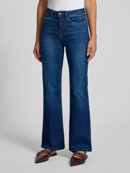 Pepe Jeans Flared jeans van katoenmix, model 'WILLA' Jeansblauw - 4