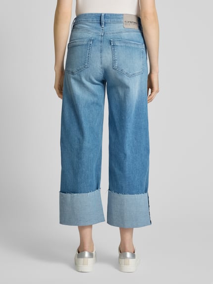 GANG Denim-Culotte mit verkürztem Schnitt Modell 'JETTE CULOTTE' Blau 5