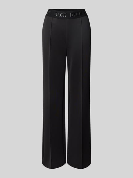 s.Oliver BLACK LABEL Straight Leg Hose mit elastischem Bund Black 2