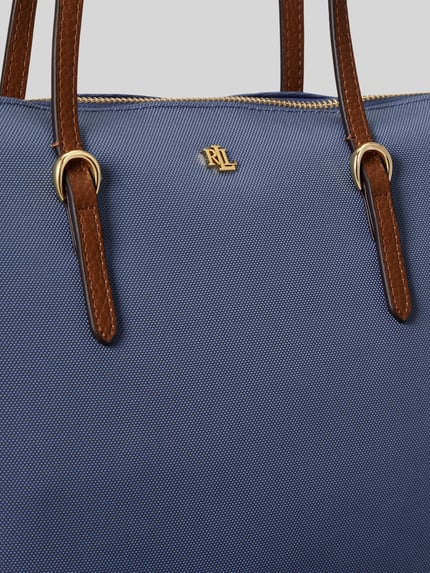 Lauren Ralph Lauren Henkeltasche mit Logo-Applikation Blau 6