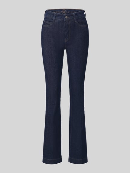 MAC Jeansy Bootcut z mieszanka bawełny model 'DREAM BOOT' Granatowy 2