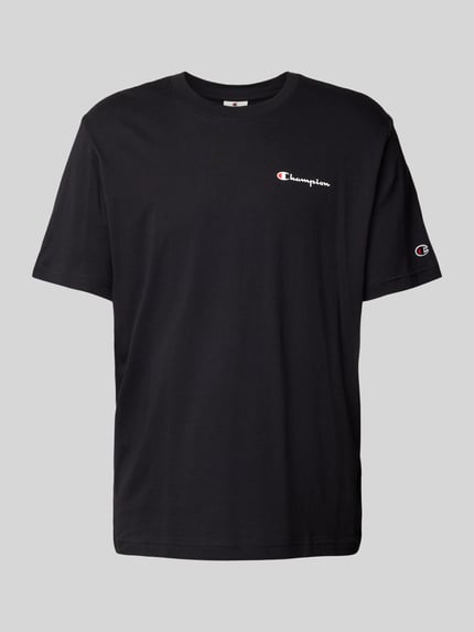 Champion T-Shirt mit Label-Print Black 2