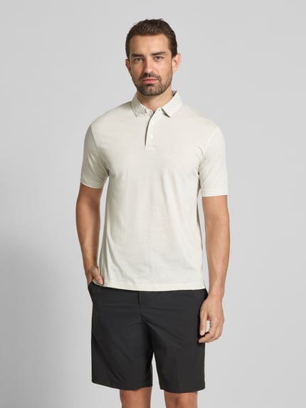 Armani Exchange Poloshirt mit kurzer Knopfleiste Offwhite 4