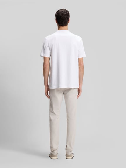BOSS Orange Regular Fit T-Shirt aus reiner Baumwolle Modell 'Te_interlock' Weiss 5