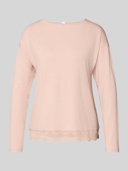 SKINY Regular fit shirt met lange mouwen en kant Rosé - 1