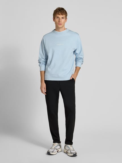 ONLY & SONS Relaxed Fit Jogpants mit leichtem Strukturmuster Modell 'NEWKODYL' Black 1