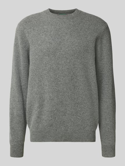 ANNARR Pullover aus Merinowolle Modell 'RAGI' Mittelgrau 2
