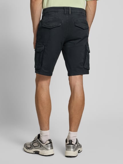 Blend Szorty o kroju regular fit z kieszeniami cargo Czarny 5