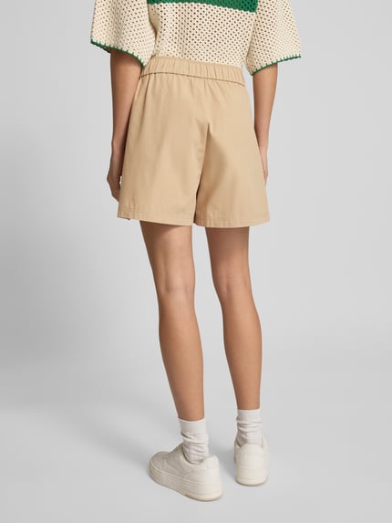 Jake*s Casual Korte relaxed fit broek met steekzakken Zand - 5