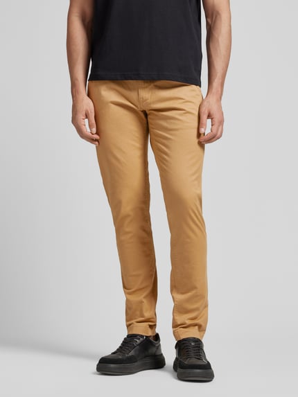 Tommy Jeans Slim Fit Chino aus Baumwoll-Mix Modell 'SCANTON' Beige 4