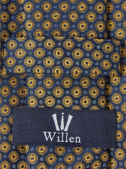 Willen Krawatte aus Seide (7 cm) GELB 2