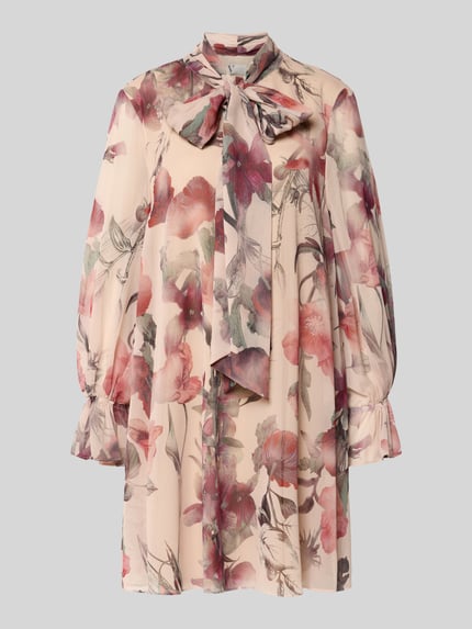 V by Vera Mont Cocktailkleid mit Schluppe Rosa 2