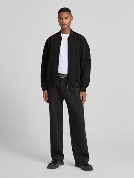 GUESS Sweatjacke mit Reißverschluss Black 1