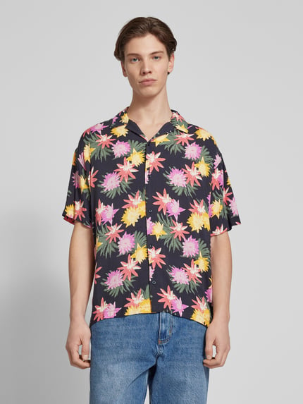 JACK & JONES Regular Fit Freizeithemd mit Reverskragen Modell 'JORLUKE TAMPA' Marine 4