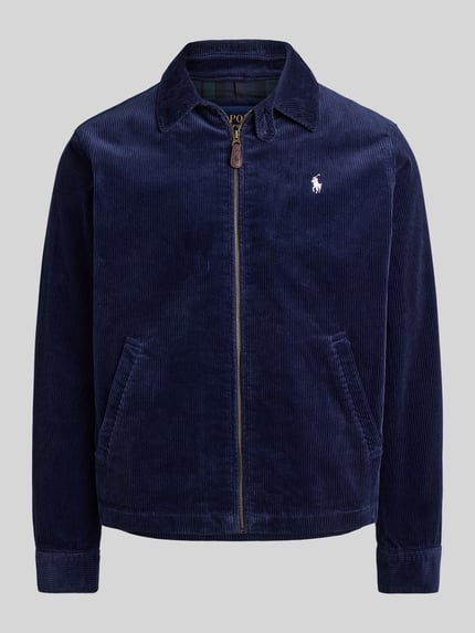 Polo Ralph Lauren regular fit blouson van katoen-corduroy Marineblauw - 2