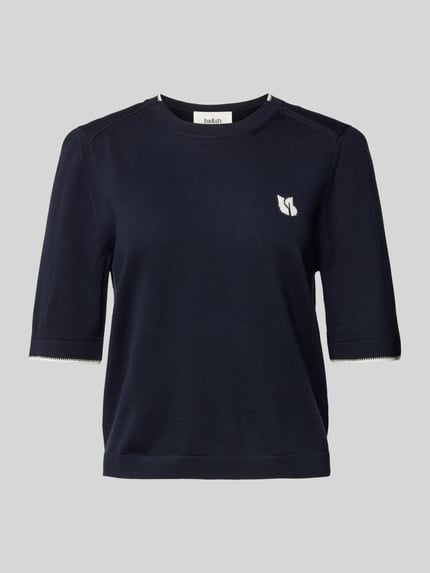 ba&sh 3/4-shirt van pure Wol Model 'JUMPER' Marineblauw - 2