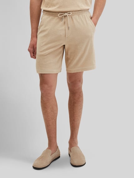 Marc O'Polo Regular Fit Poloshirt aus reinem Baumwoll-Frottee Beige 4