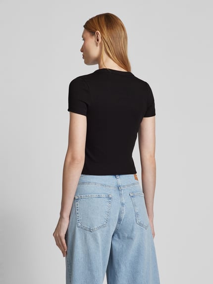 GUESS T-shirt met siersteentjes Zwart - 5
