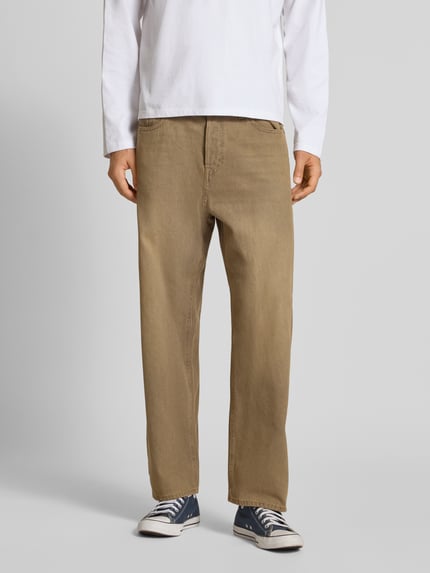 JACK & JONES Baggy Fit Jeans im 5-Pocket-Design Modell 'ALEX' Dunkelbraun 4