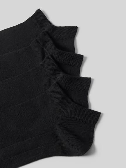 Christian Berg Men slim fit sok van viscosemix in 4-pack Zwart - 2