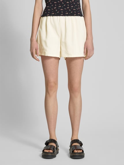 REVIEW Relaxed fit korte broek met plooien Offwhite - 4