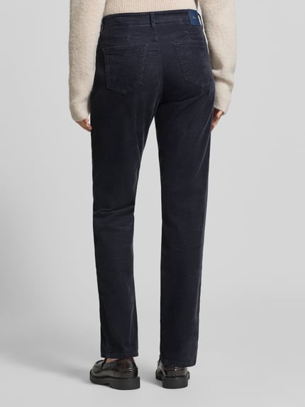 Brax Schmale Hose aus Baumwoll-Lyocell-Mix Modell 'CAROLA' Marine 5