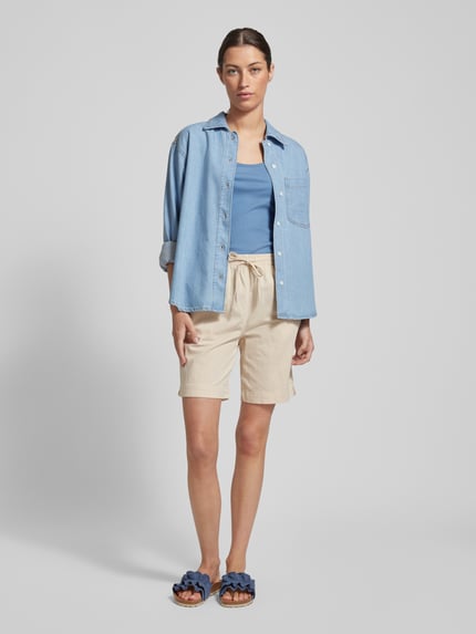 Soyaconcept Bermudas mit elastischem Bund Sand 1
