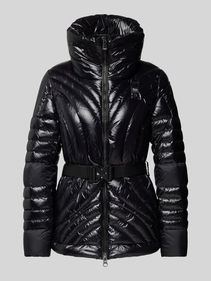 Blauer USA Steppjacke mit Stehkragen Black 2