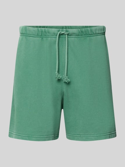 Produktfoto, Sweatshorts mit Eingrifftaschen von CHAMPION in Grün, Baumwoll-Mix, Regular Fit, elastischer Bund, glatte Struktur