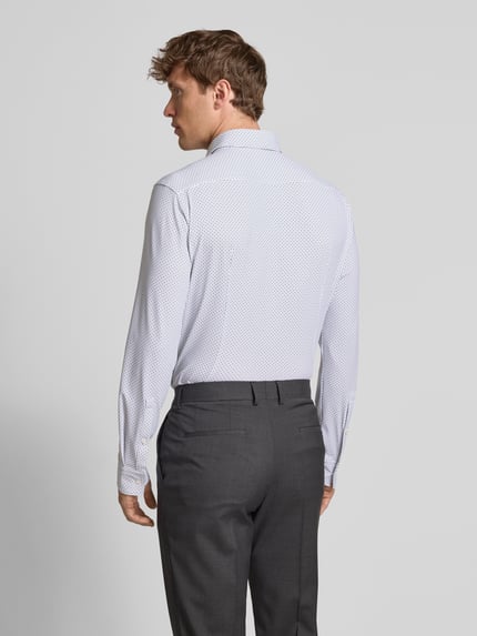 HUGO Slim fit zakelijk overhemd met knoopsluiting, model 'Kenno' Wit - 5