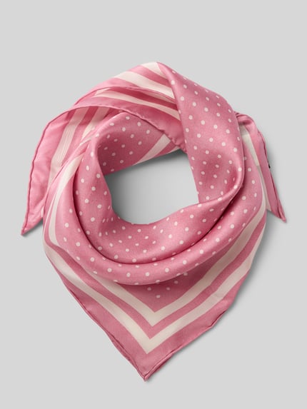 Lauren Ralph Lauren Sjaal van belseta met labeldetail Mauve - 1