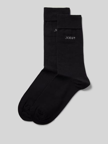 JOOP! COLLECTION Sokken met labelprint Zwart - 1