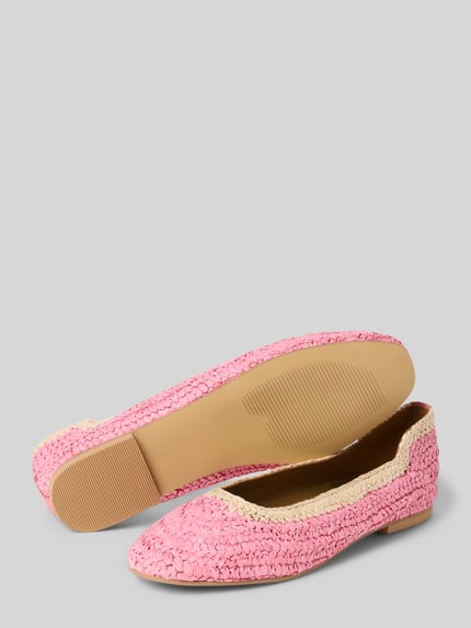 INUOVO Ballerinas in Flecht-Optik Pink 3