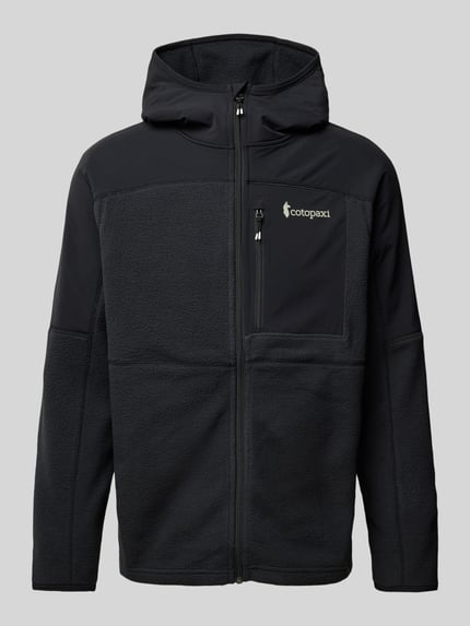 Cotopaxi Fleecejack met labelprint, model 'Abrazo' Zwart - 2