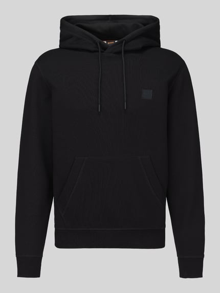 BOSS Orange Hoodie mit Logo-Patch Modell 'Wetalk' Black 2