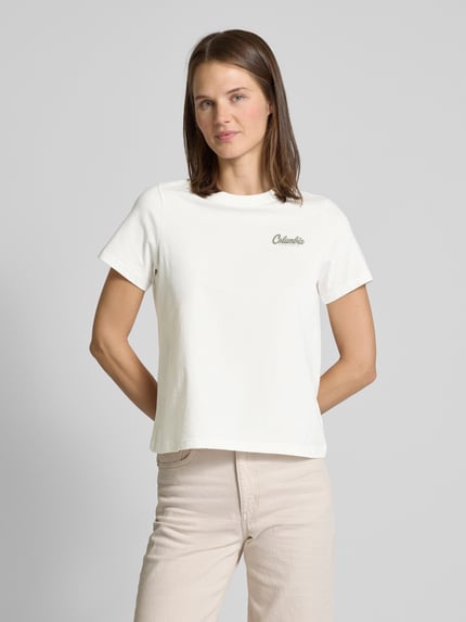 Columbia T-Shirt mit Label-Print Modell 'ROLLING BEND' Weiss 4
