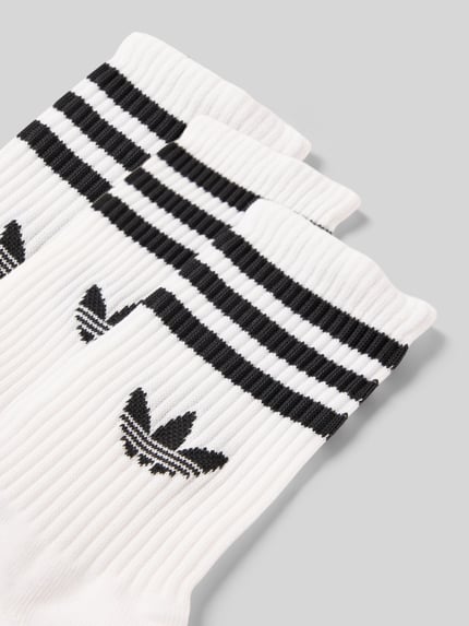 adidas Originals Sokken met logoprint in een set van 3 paar Wit - 2