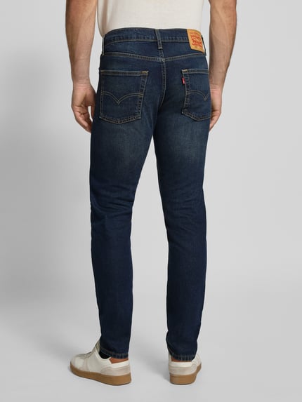 Levi's® Slim tapered fit jeans, model '515 Slim Taper' Donkerblauw - 5