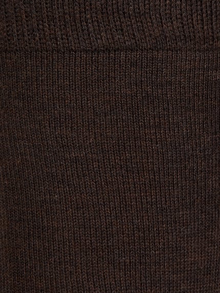 FALKE Socken mit elastischen Rippenbündchen Modell 'Family SO' Dunkelbraun 2