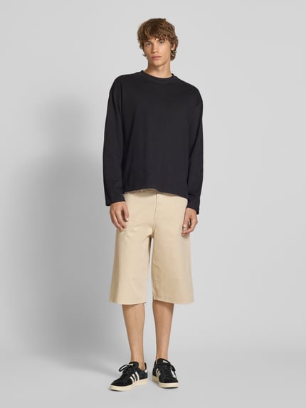 JACK & JONES Baggy Fit Jeansshorts im 5-Pocket-Design Modell 'OWEN ROY' Offwhite 1