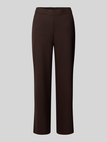 Produktfoto, brązowe proste spodnie z dodatkiem wiskozy Regular Fit Gerade Hose mit Viskose-Anteil Modell 'Sue' od TONI, damskie spodnie proste od TONI