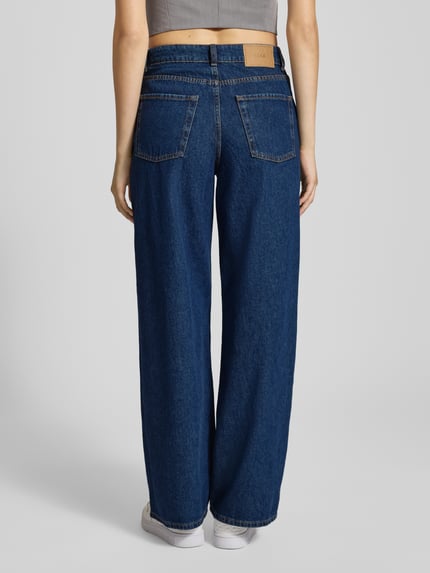 JJXX Wide Leg Jeans im 5-Pocket-Design Dunkelblau 5